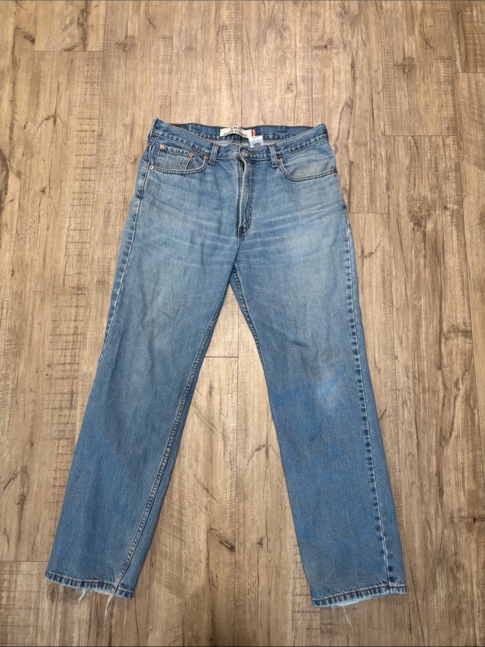 Vintage Levi's 516 36/32  Light Blue faded Y2K z Leg Men's Jeans